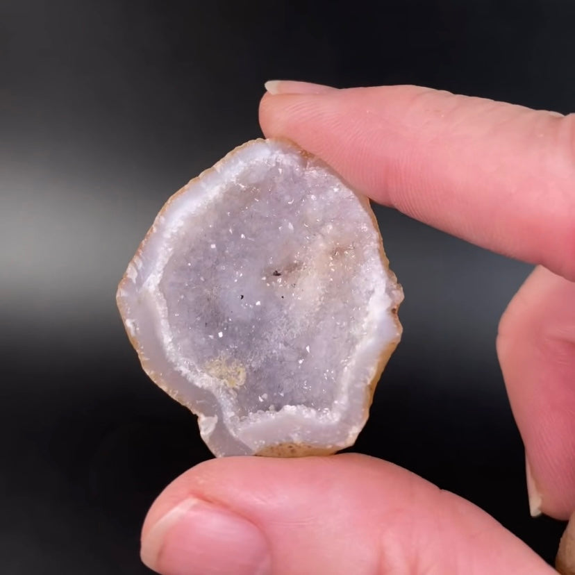 Complete Quartz and Agate Geode from India