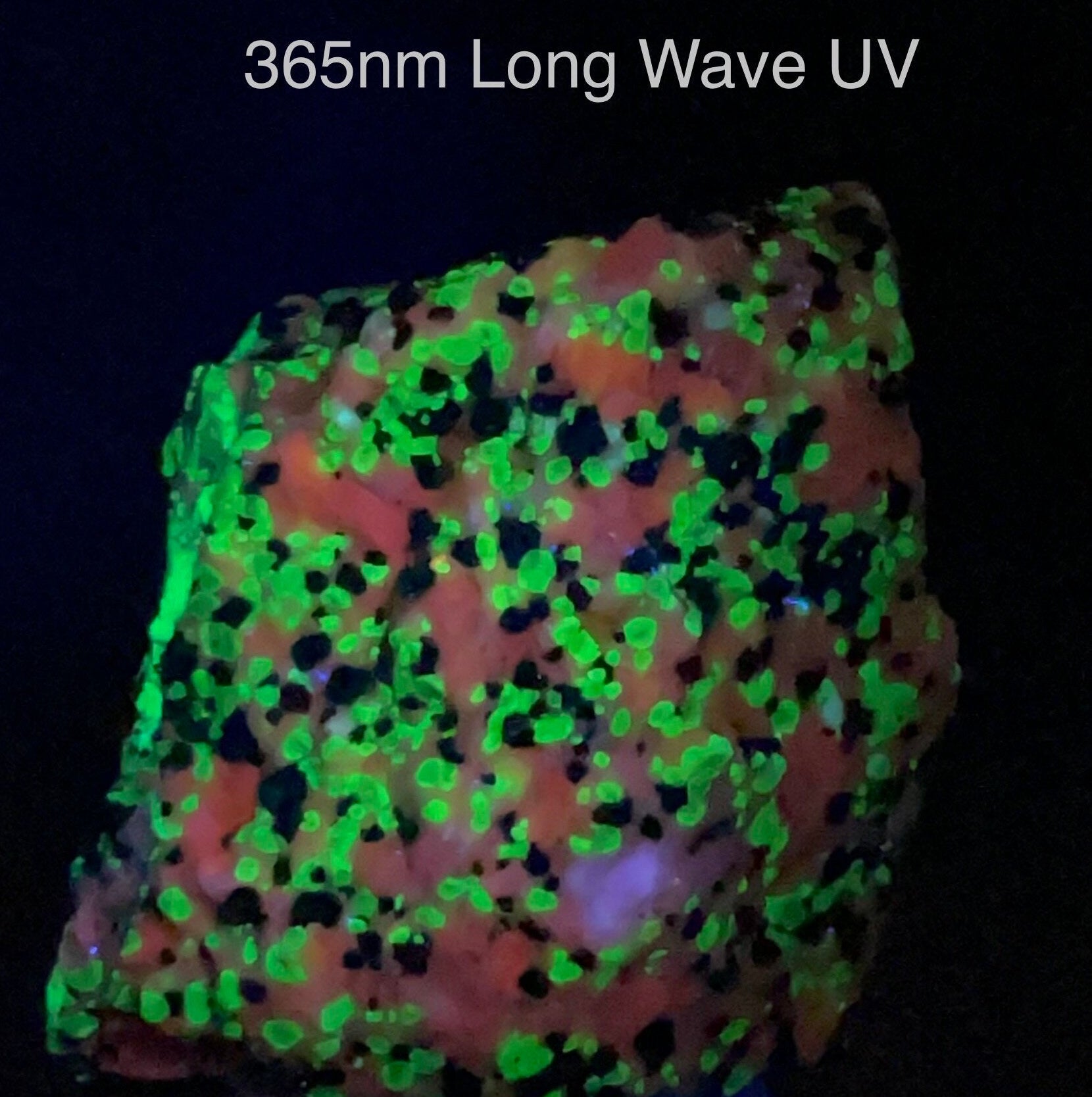 ONE Willemite, Calcite & Franklinite Specimen - Fluorescent  - TWO SIZES AVAILABLE