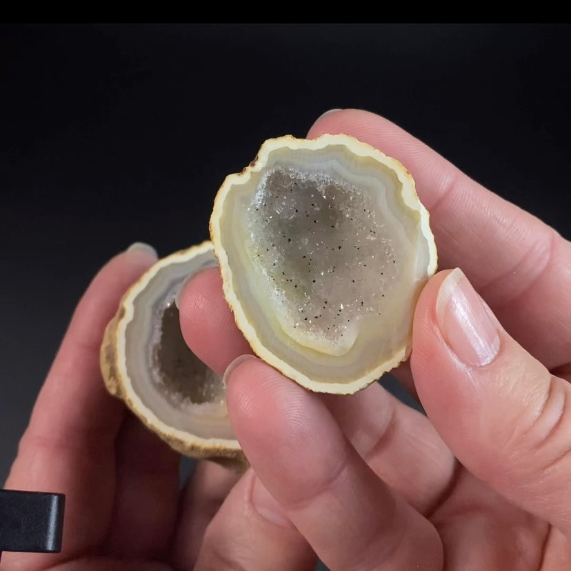 Complete Quartz and Agate Geode from Brazil