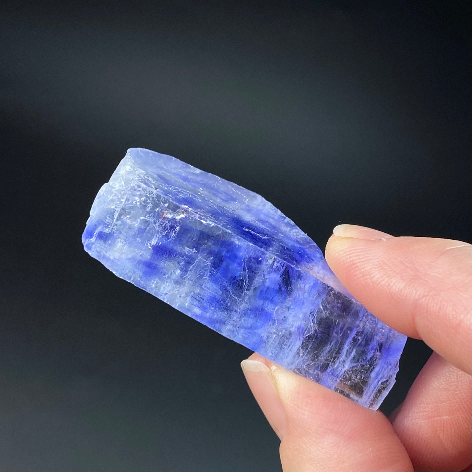 Blue Halite Crystal Specimen from Turkey