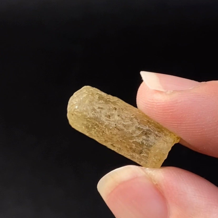 Natural Terminated Golden Yellow Scapolite Crystal from Badakhshan, Afghanistan
