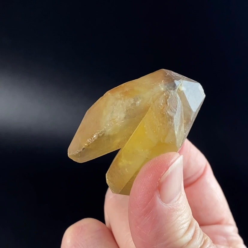 Double Terminated Smoky Citrine Cluster from Chibuku Mine, Zimbabwe