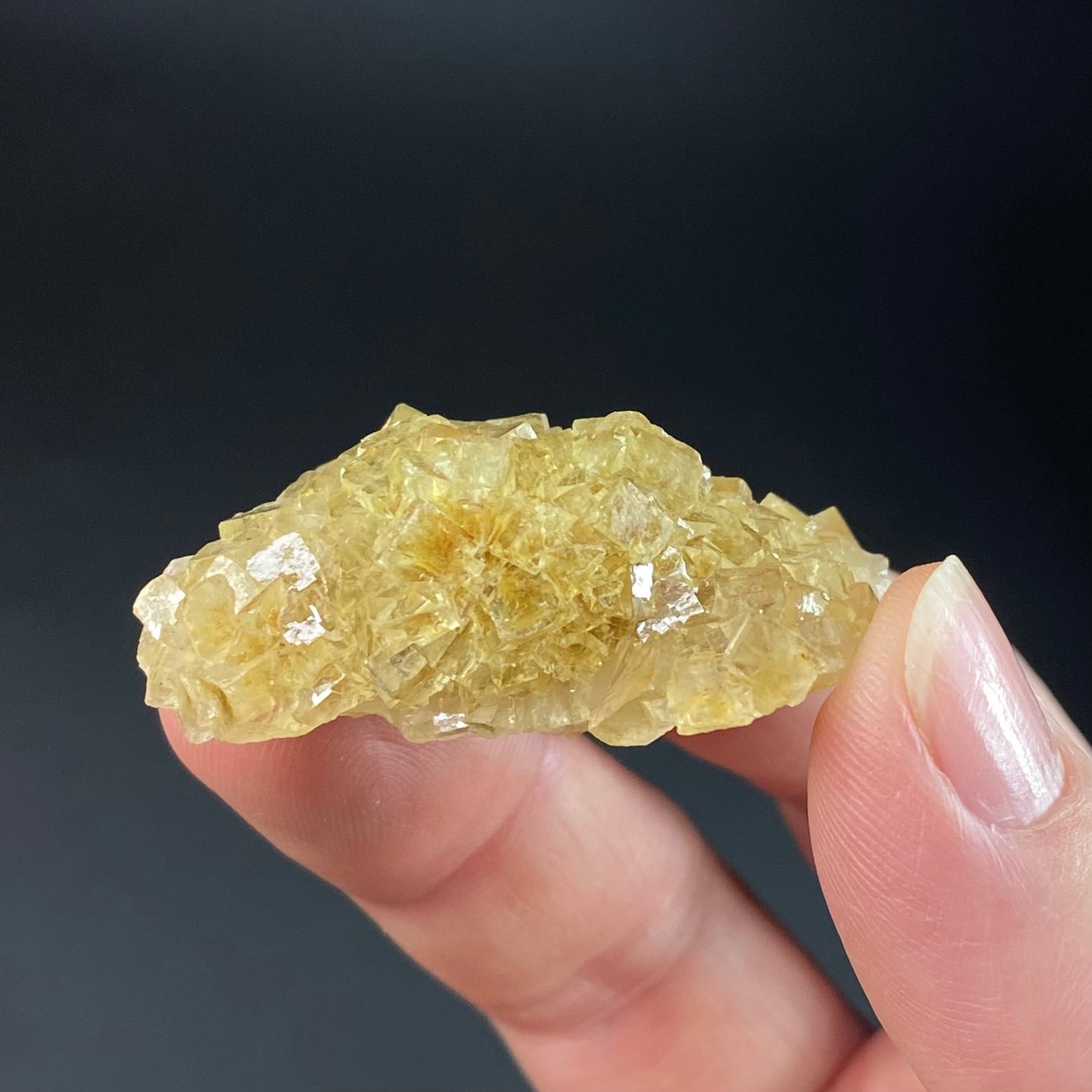 Yellow Moscona Fluorite Cluster
