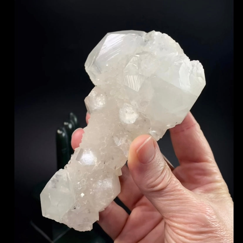 Clear Apophyllite Stalactite Formation Cluster