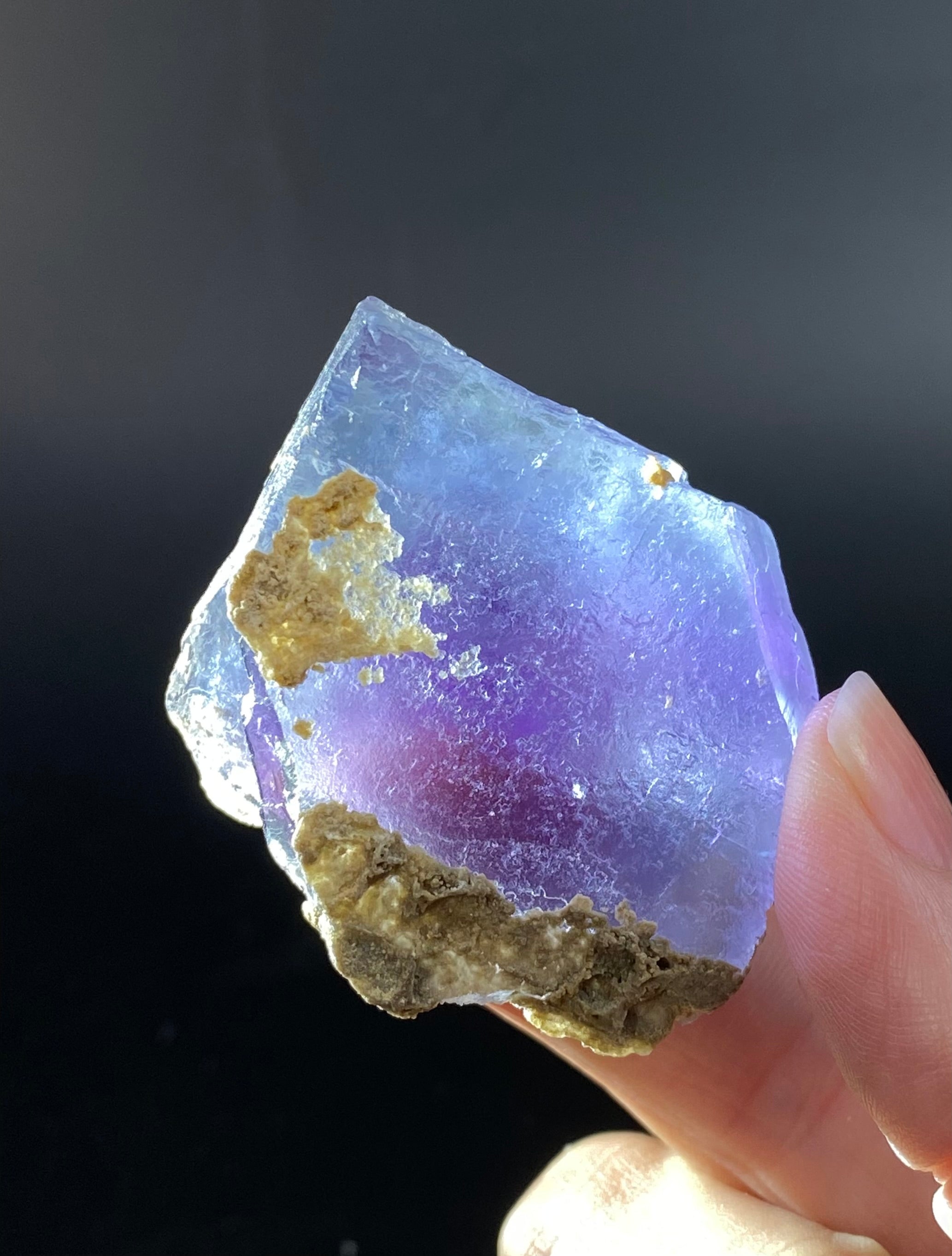 Beautiful Blue and Purple Fluorite Crystal