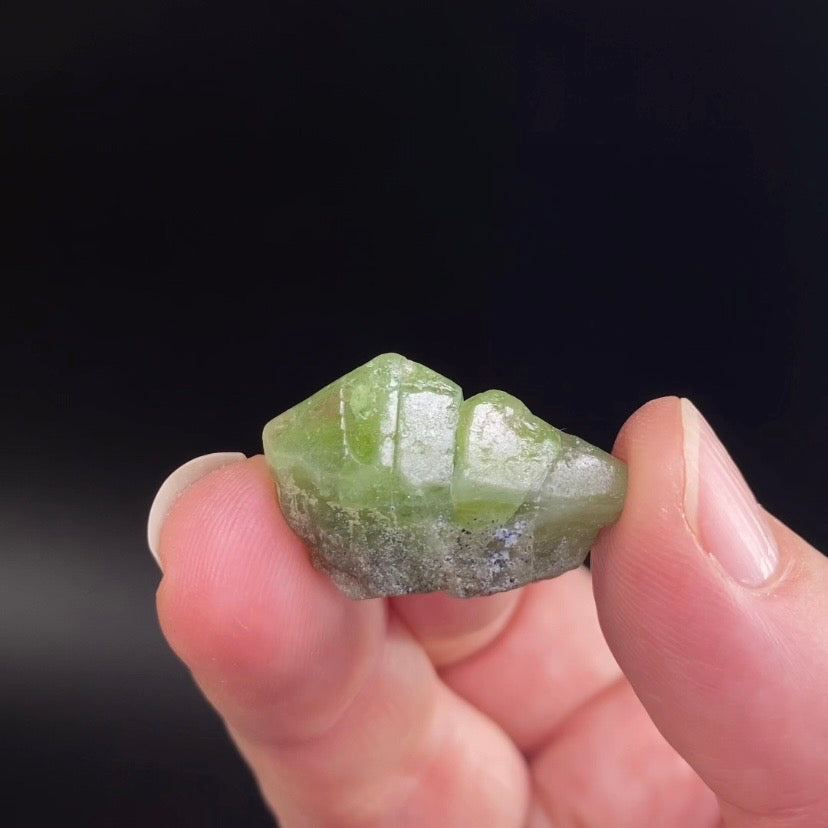 Terminated Peridot Crystal from Kohistan, Pakistan