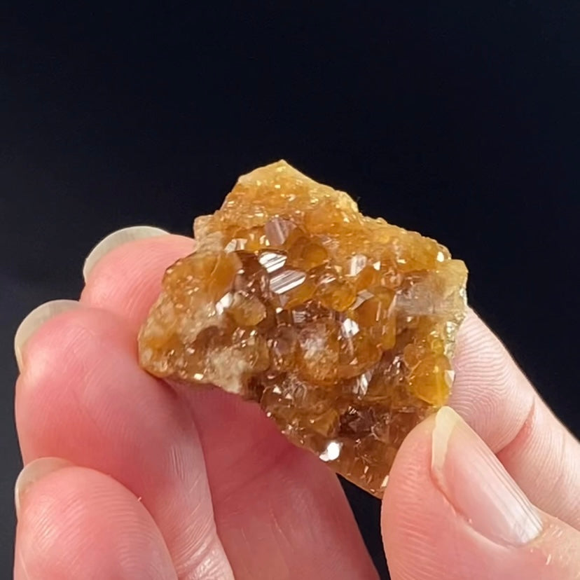 Orange Spessartine Garnet Crystals on Matrix from Bajaur Agency Pakistan