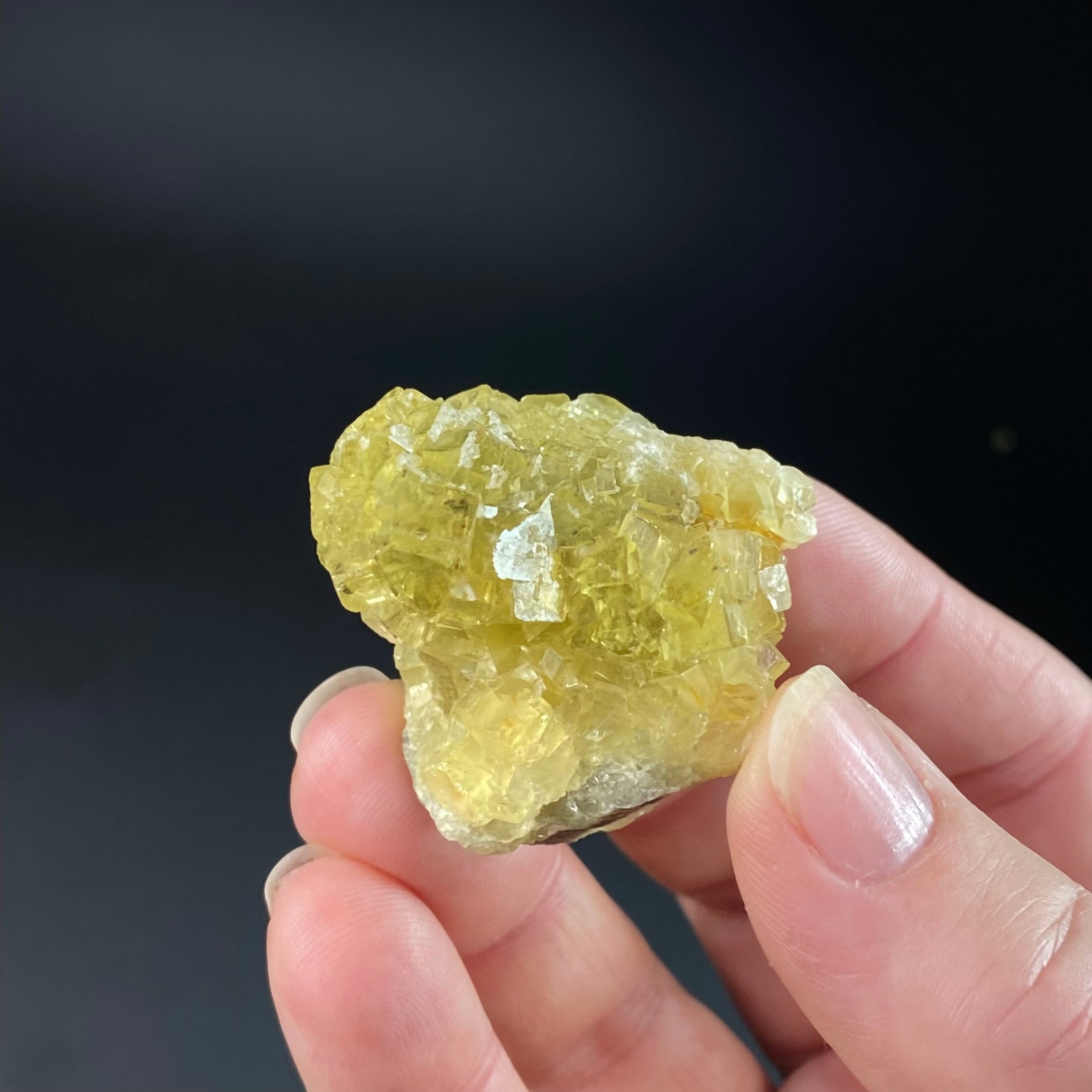 Yellow Moscona Fluorite Cluster