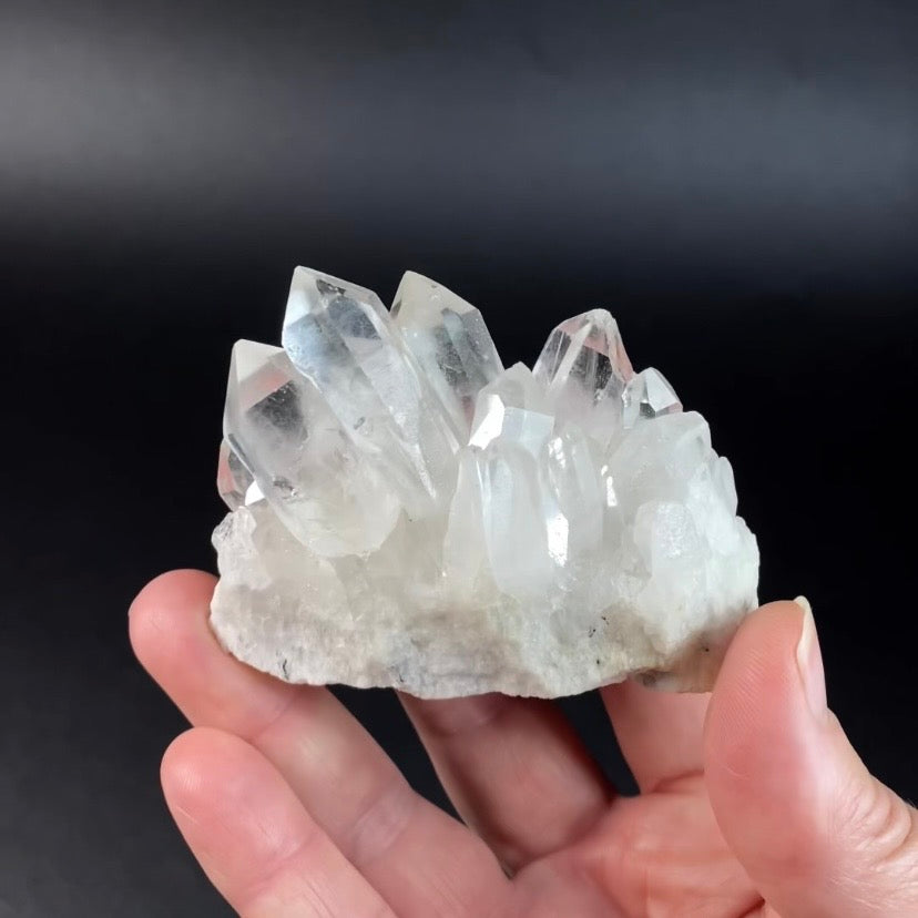 Clear Quartz Crystal Cluster from Minas Gerais, Brazil