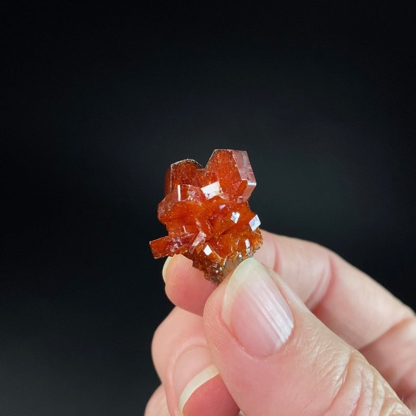 Gemmy Vanadinite Thumbnail Size Cluster