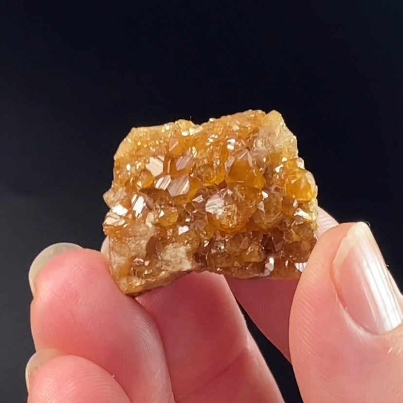 Orange Spessartine Garnet Crystals on Matrix from Bajaur Agency Pakistan