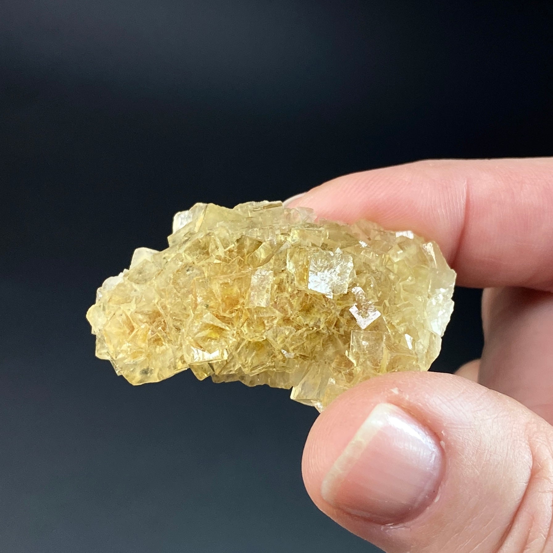 Yellow Moscona Fluorite Cluster