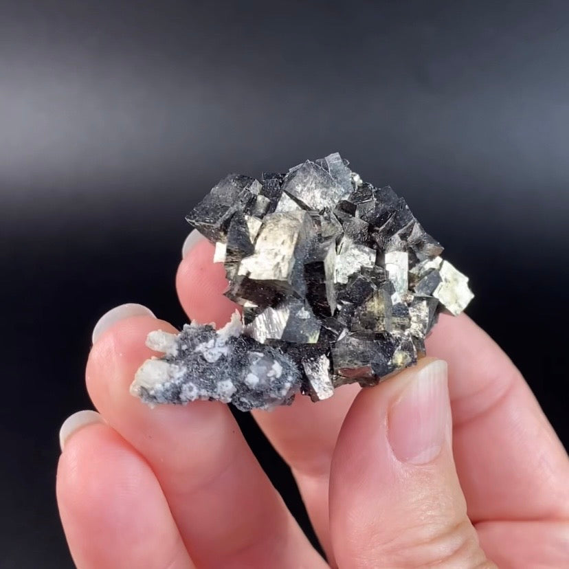 Arsenopyrite Cluster with Quartz & Sphalerite from Trepca Mine Complex, Kosovo