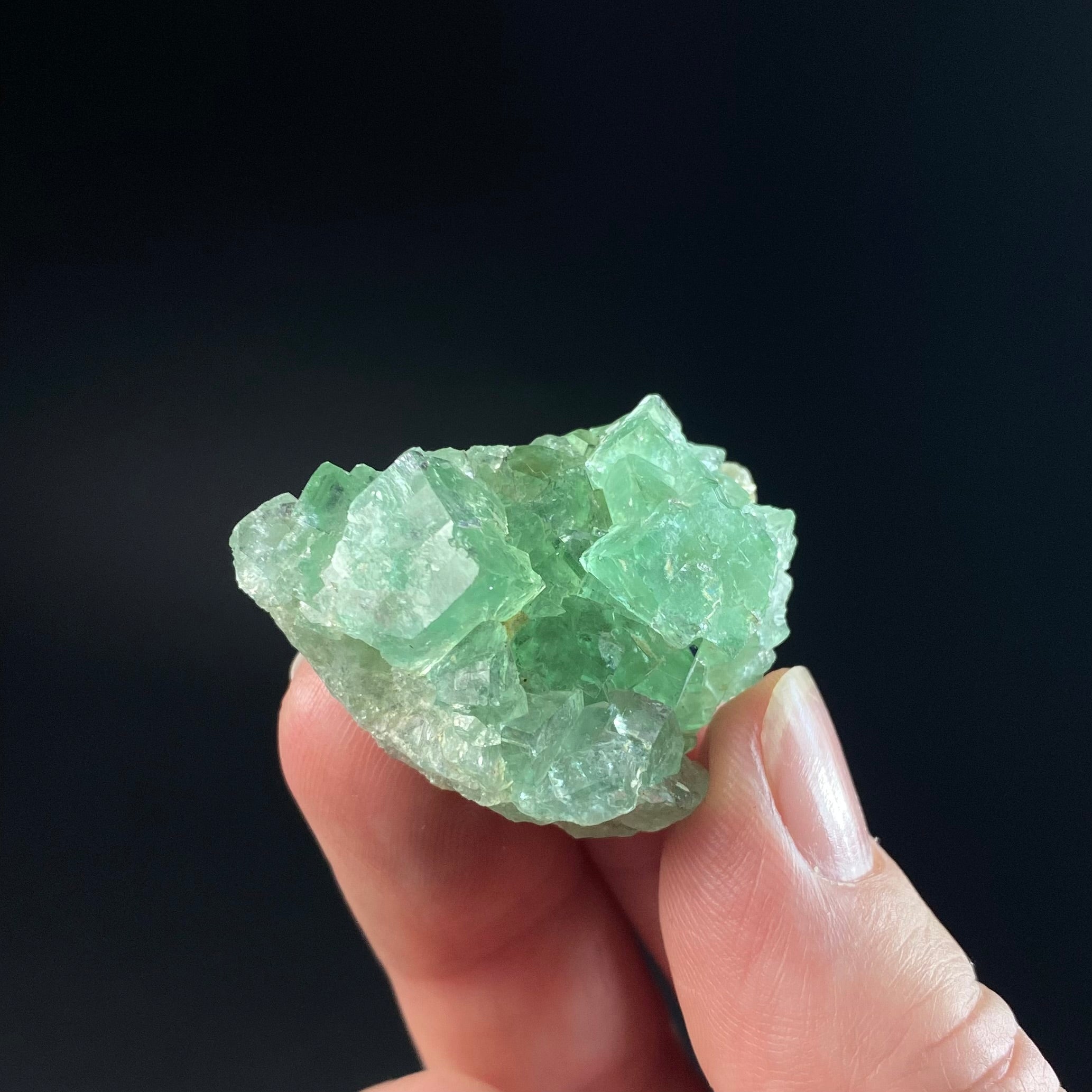 Green Cubic Fluorite Specimen, Okorusu Mine, Namibia