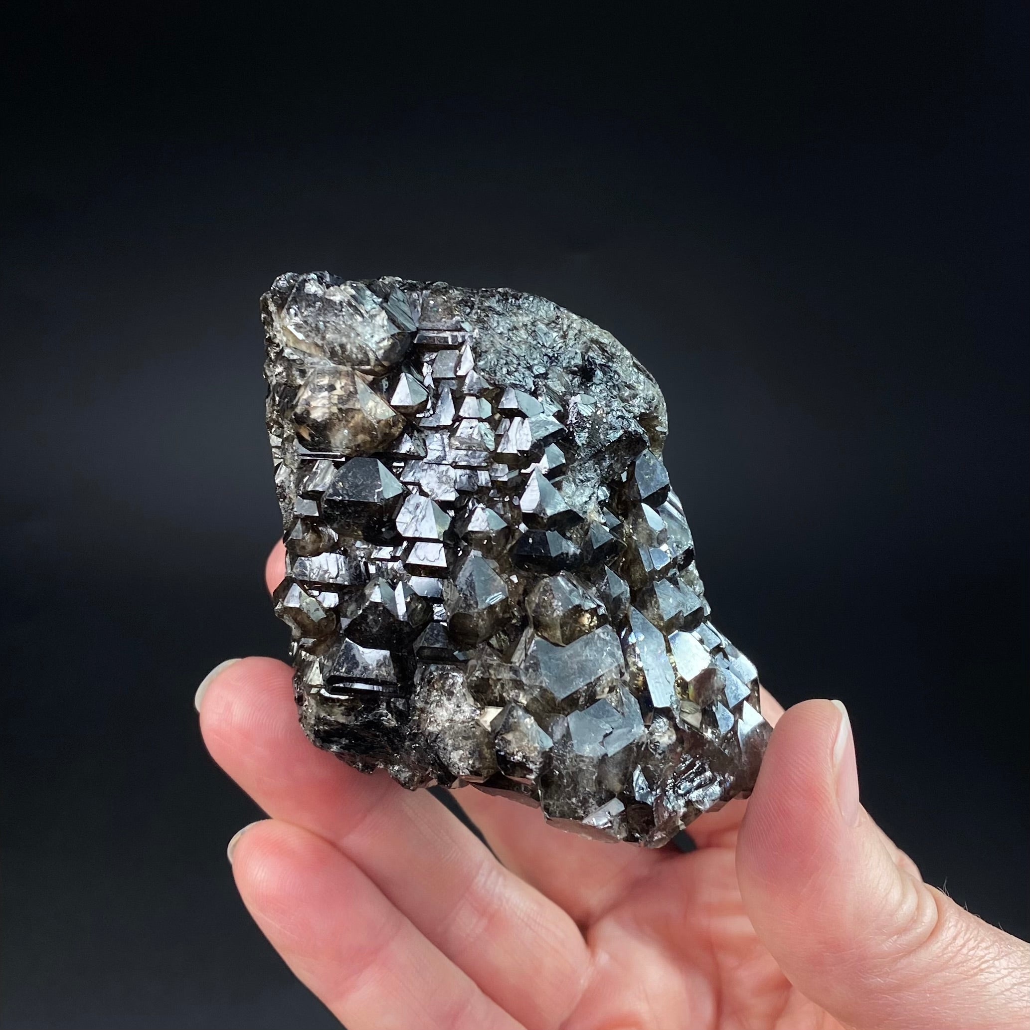 Smoky Elestial Quartz from Minas Gerais, Brazil