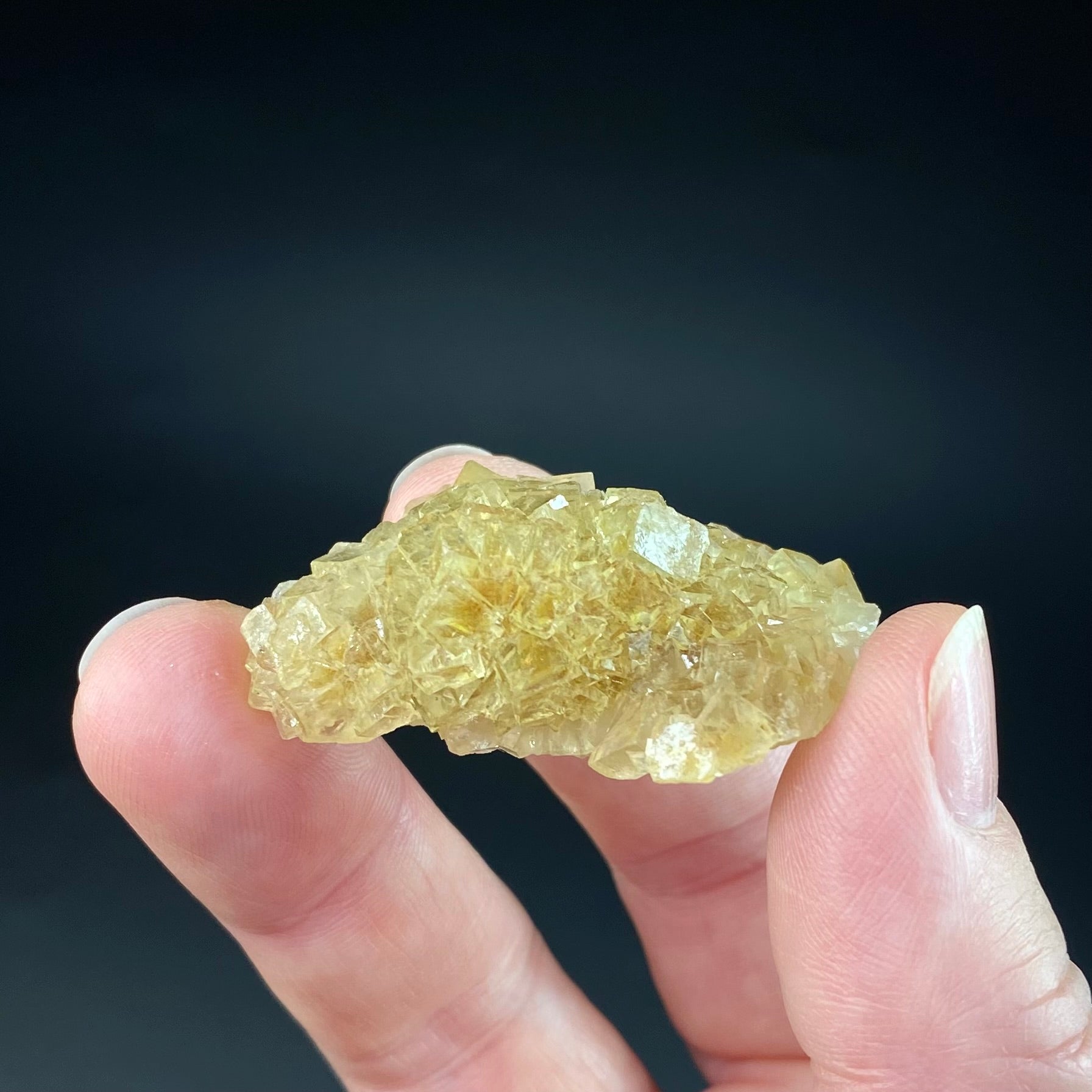 Yellow Moscona Fluorite Cluster