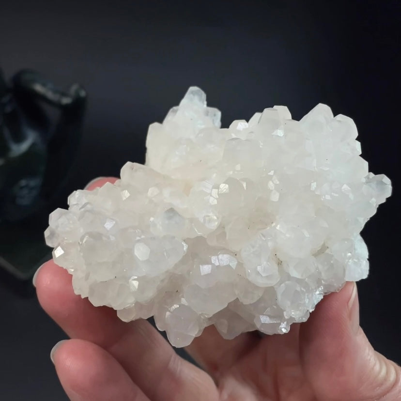 Fluorescent Calcite Cluster from Trepça Mines, Kosovo