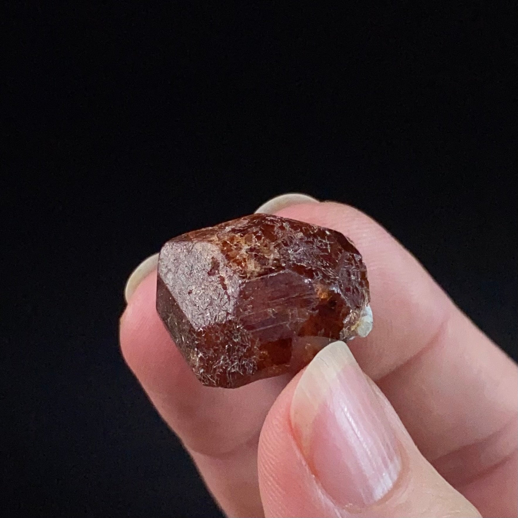 Dark Orange Garnet Crystal, Shigar Valley, Pakistan