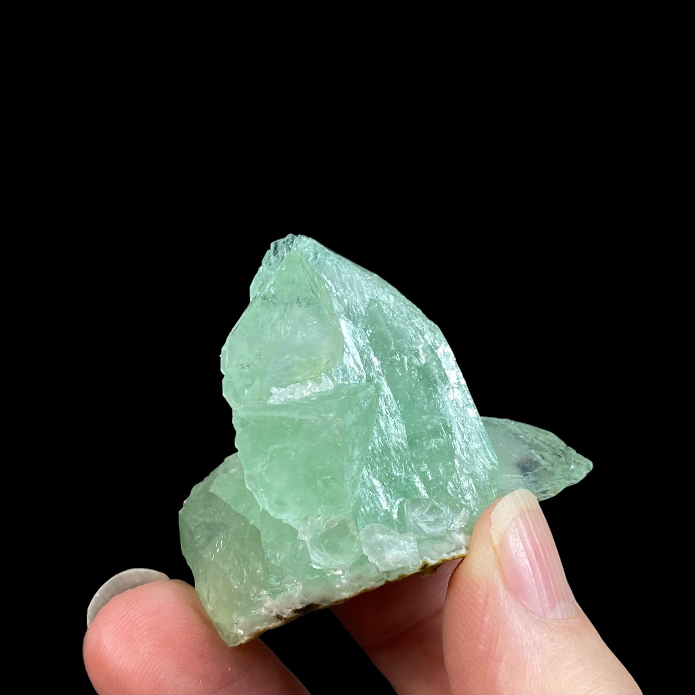 Green Apophyllite Crystal Cluster