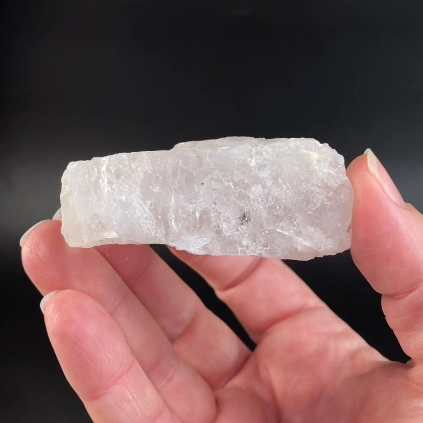 Clear Etched Pollucite Crystal