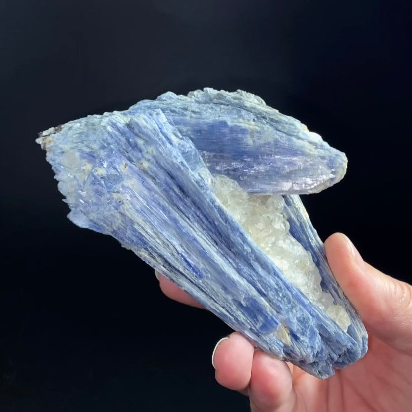 Blue Kyanite and Quartz Specimen from Minas Gerais, Brazil