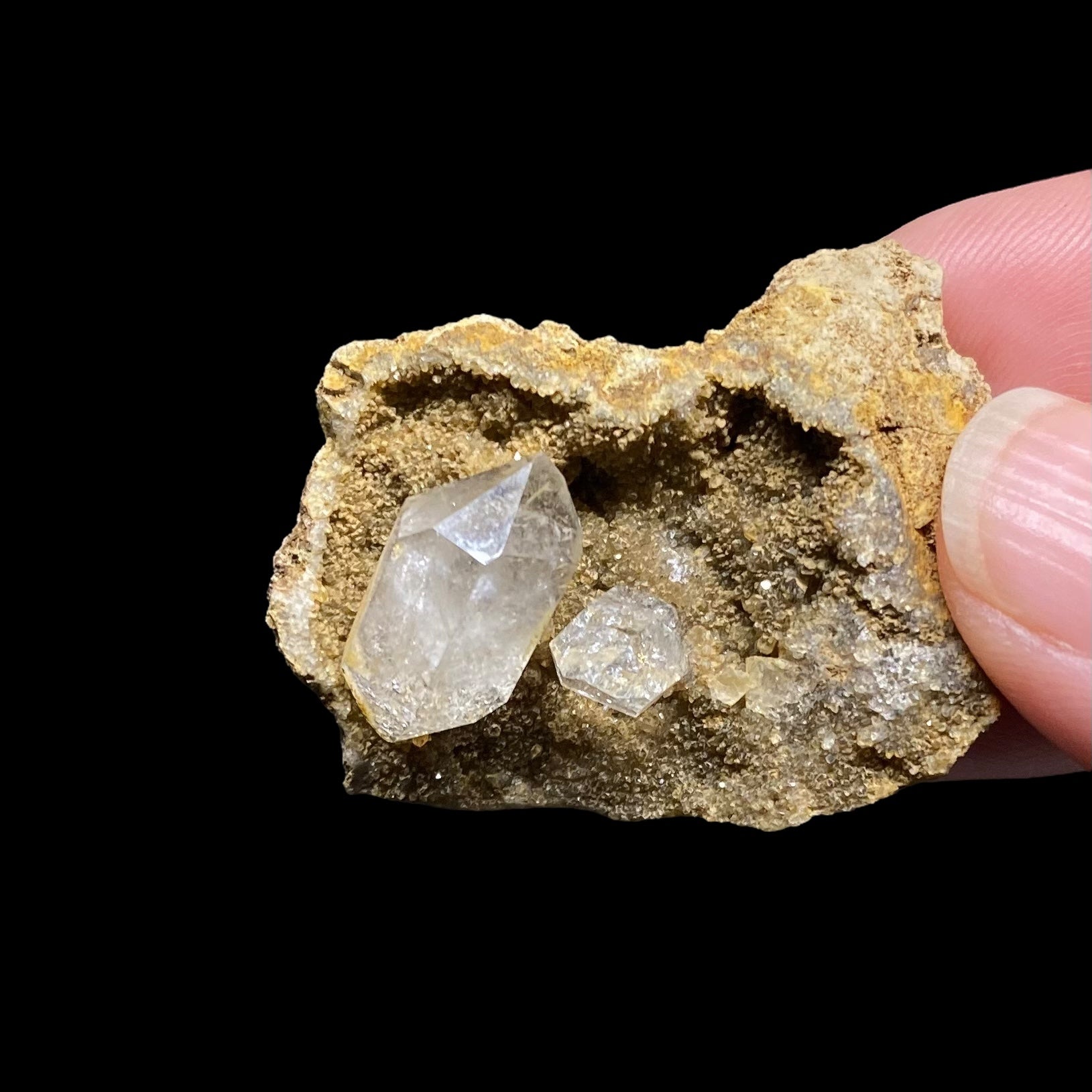 Herkimer Quartz Crystals on Matrix