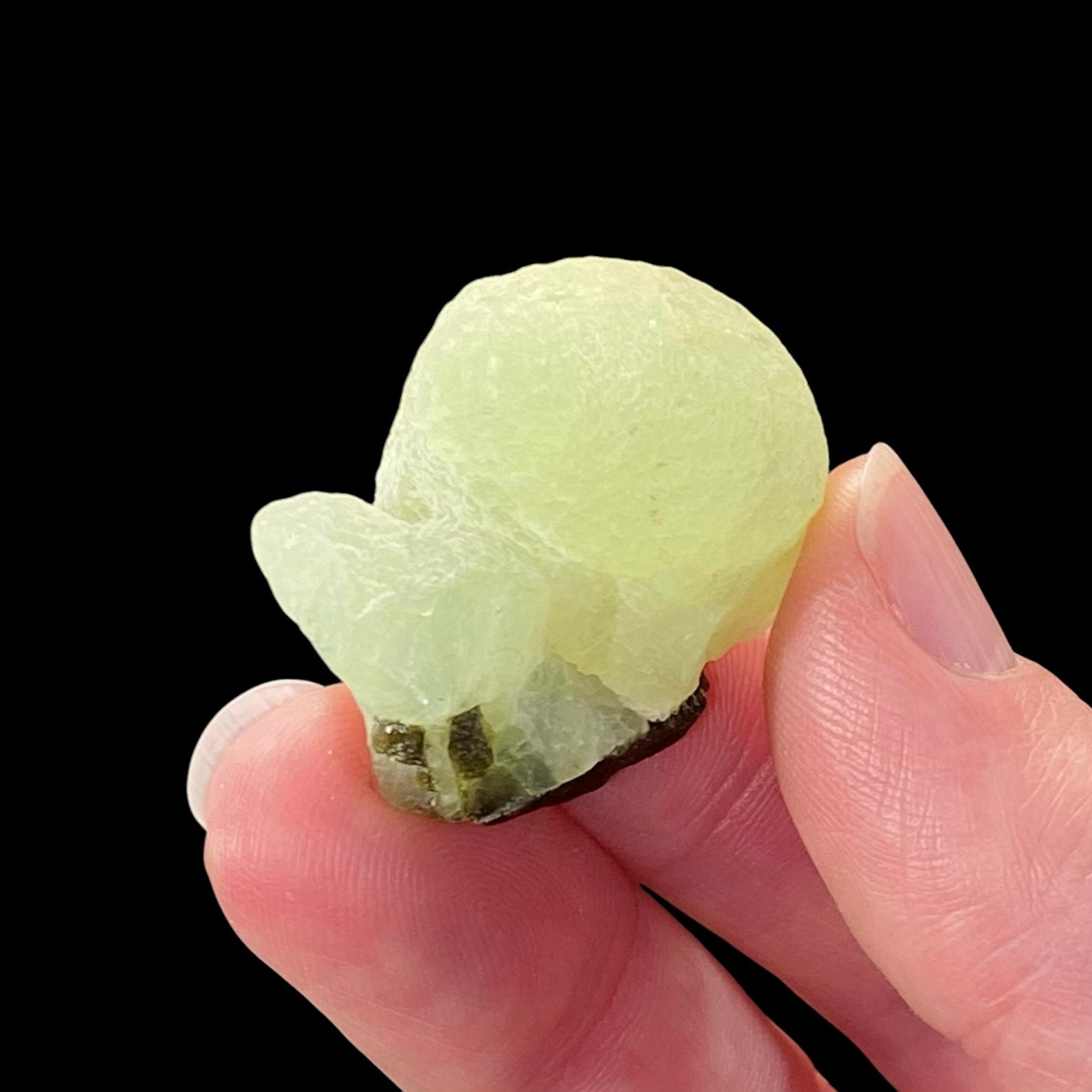 Botryoidal Prehnite Specimen with Epidote, Kayes Region, Mali