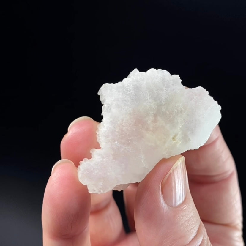 Chatoyant Beryllonite Terminated Specimen, Cat’s Eye