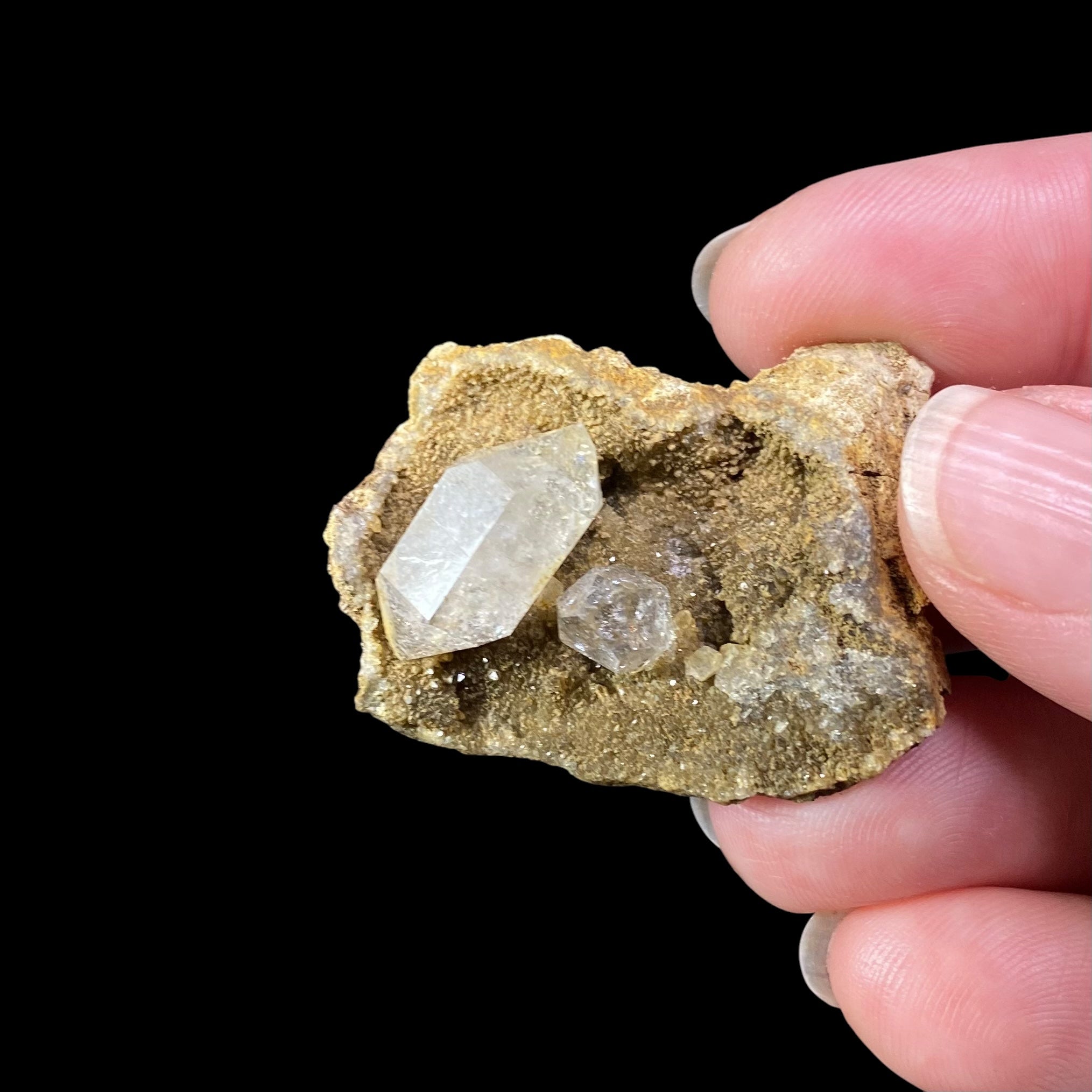 Herkimer Quartz Crystals on Matrix