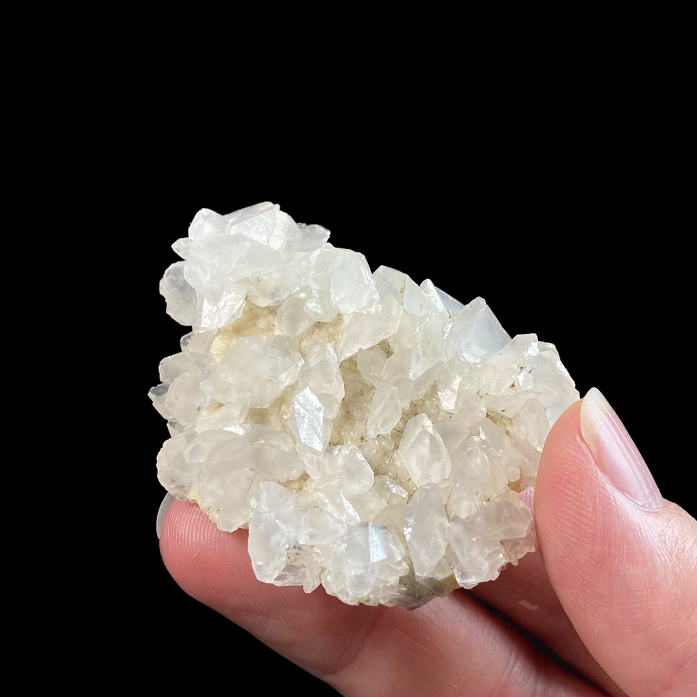 Fluorescent Calcite Cluster from Trepça Mines, Kosovo