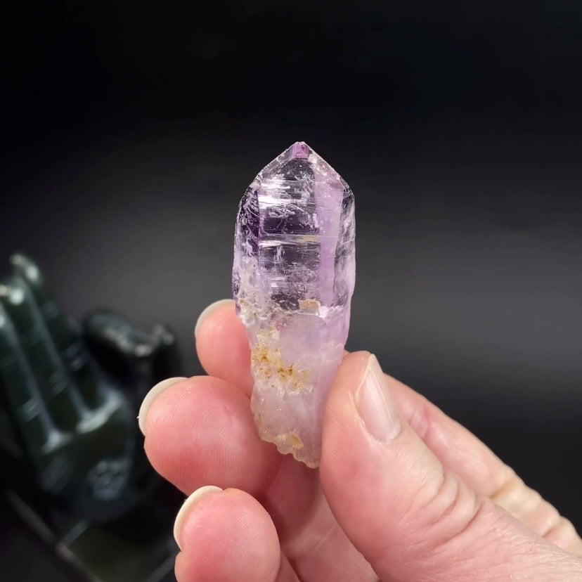 Amethyst Scepter Crystal from Vera Cruz, Mexico with Trigonal Habit