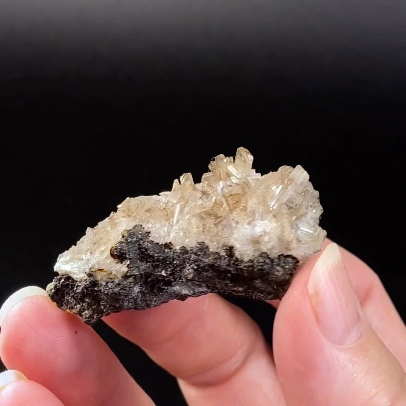Hemimorphite Crystals on Matrix, Santa Eulalia, Chihuahua, Mexico