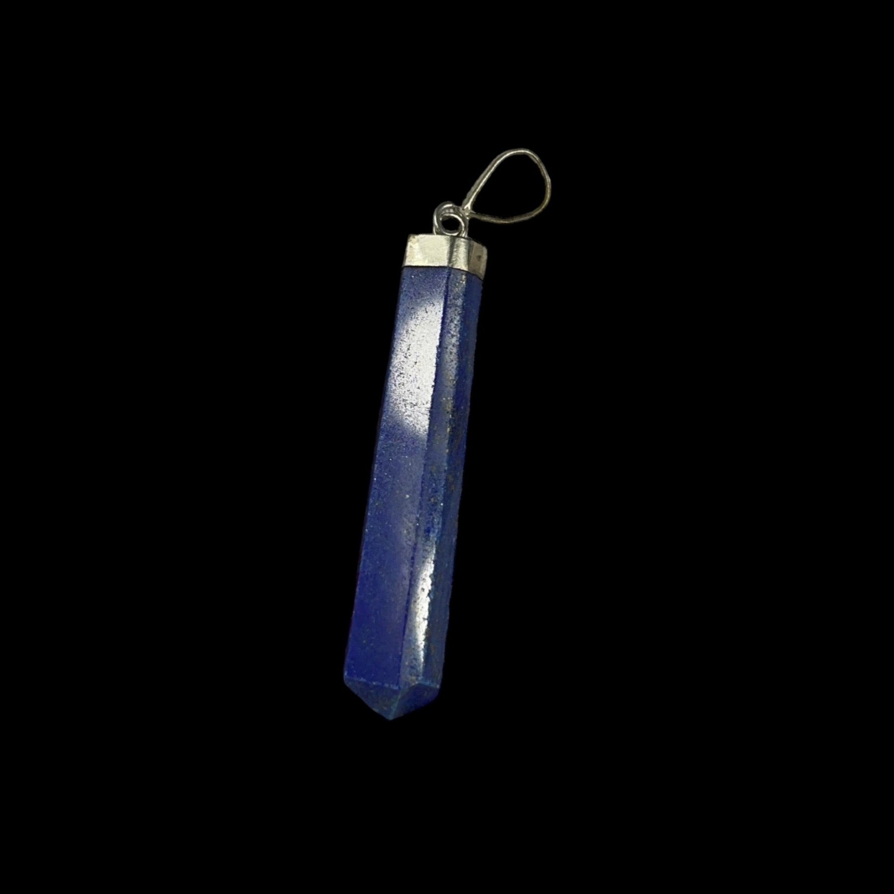 ONE (1) Lapis Lazuli & Pyrite Polished Pendant