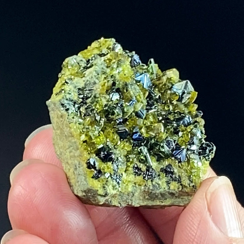 Magnetite, Epidote & Diopside Crystal Cluster, Afghanistan