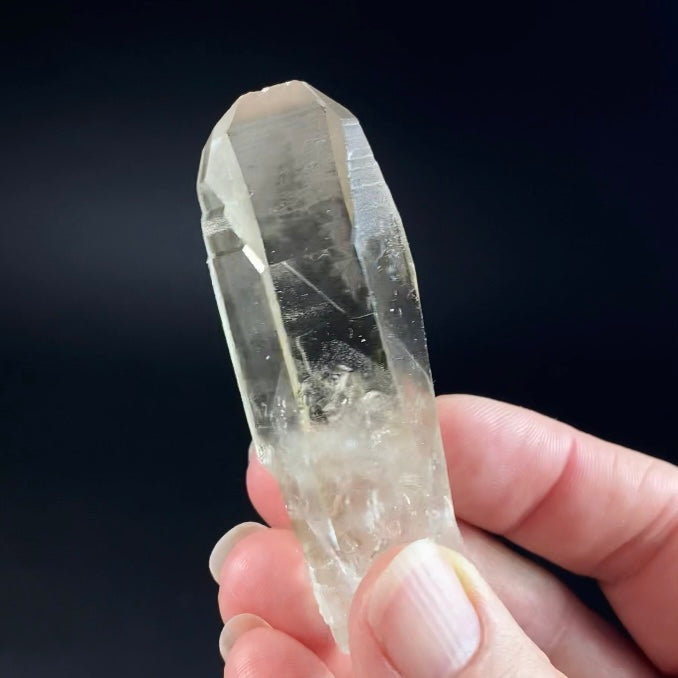 Light Smoky Quartz Crystal with Phantom Inside, Corinto, Minas Gerais, Brazil