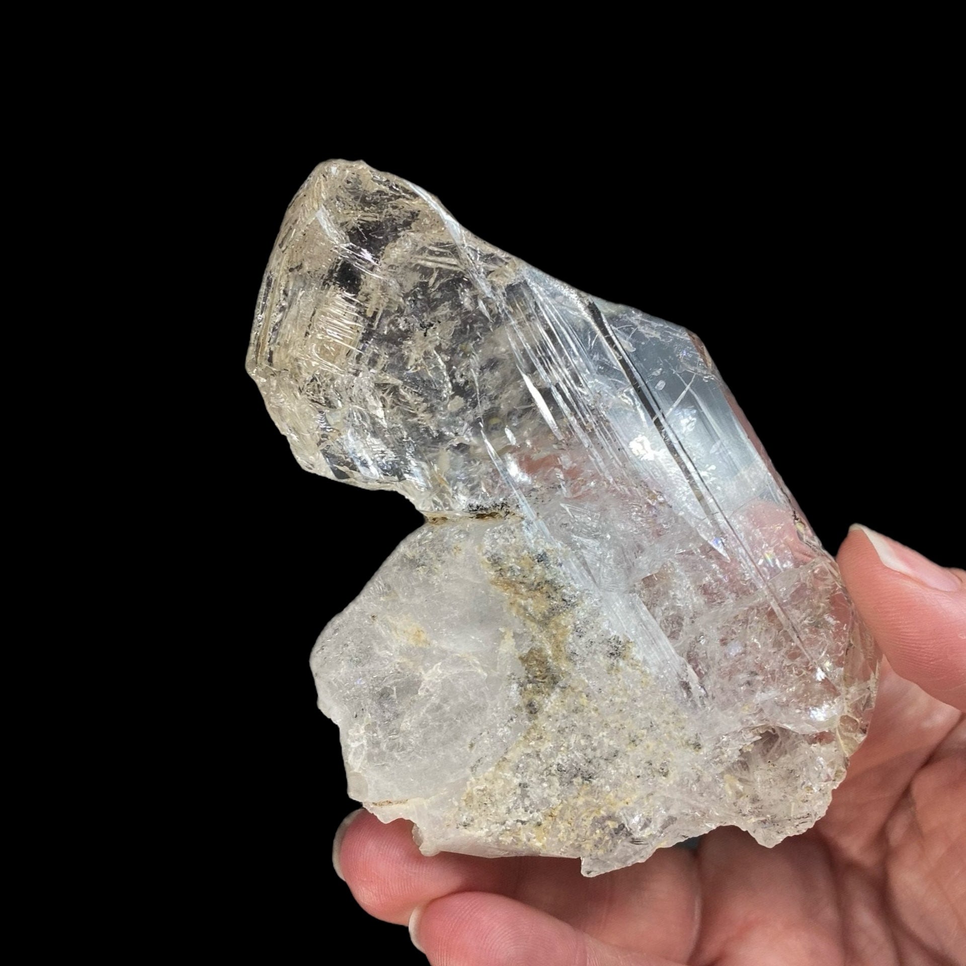 Unique Fenster Skeletal Tabular Quartz Crystal from Balochistan Pakistan