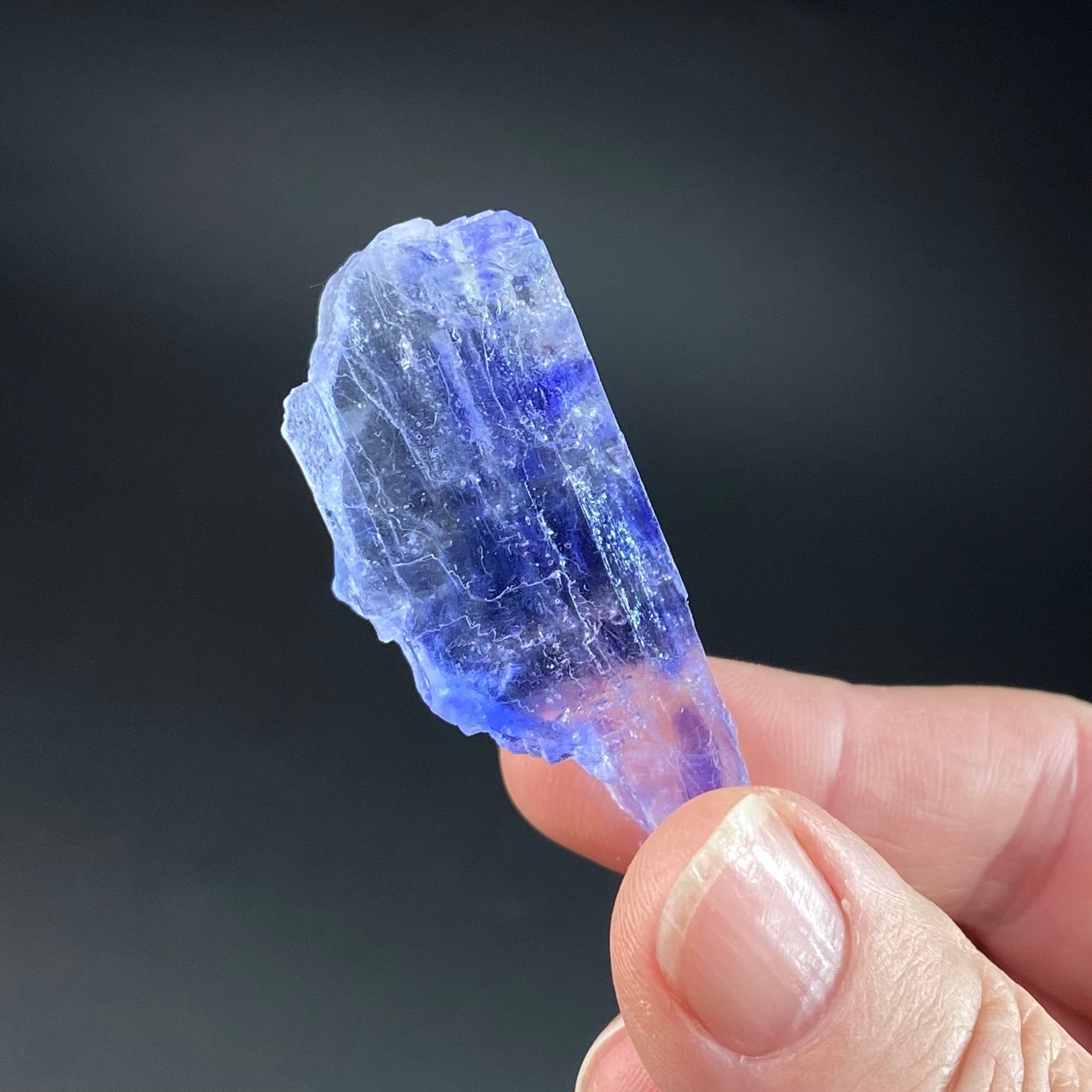 Blue Halite Crystal Specimen from Turkey