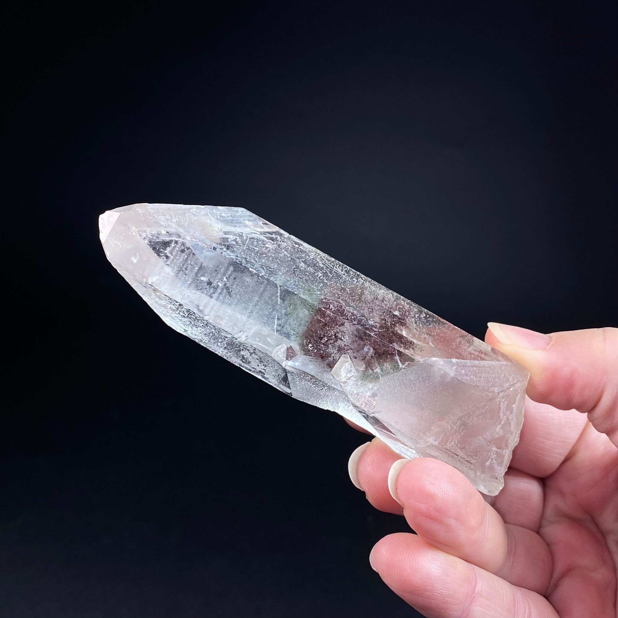 Garden Quartz Cluster aka Lodalite with Large Window