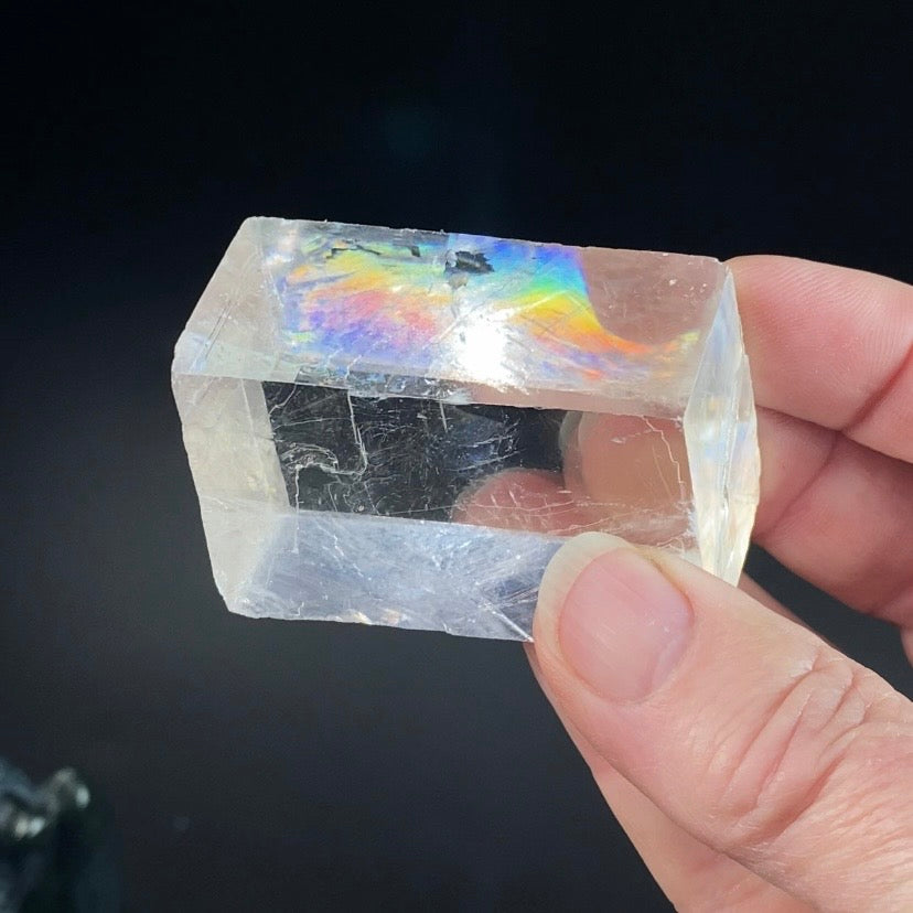 Rainbow Iceland Spar Optical Calcite Specimen from Brazil