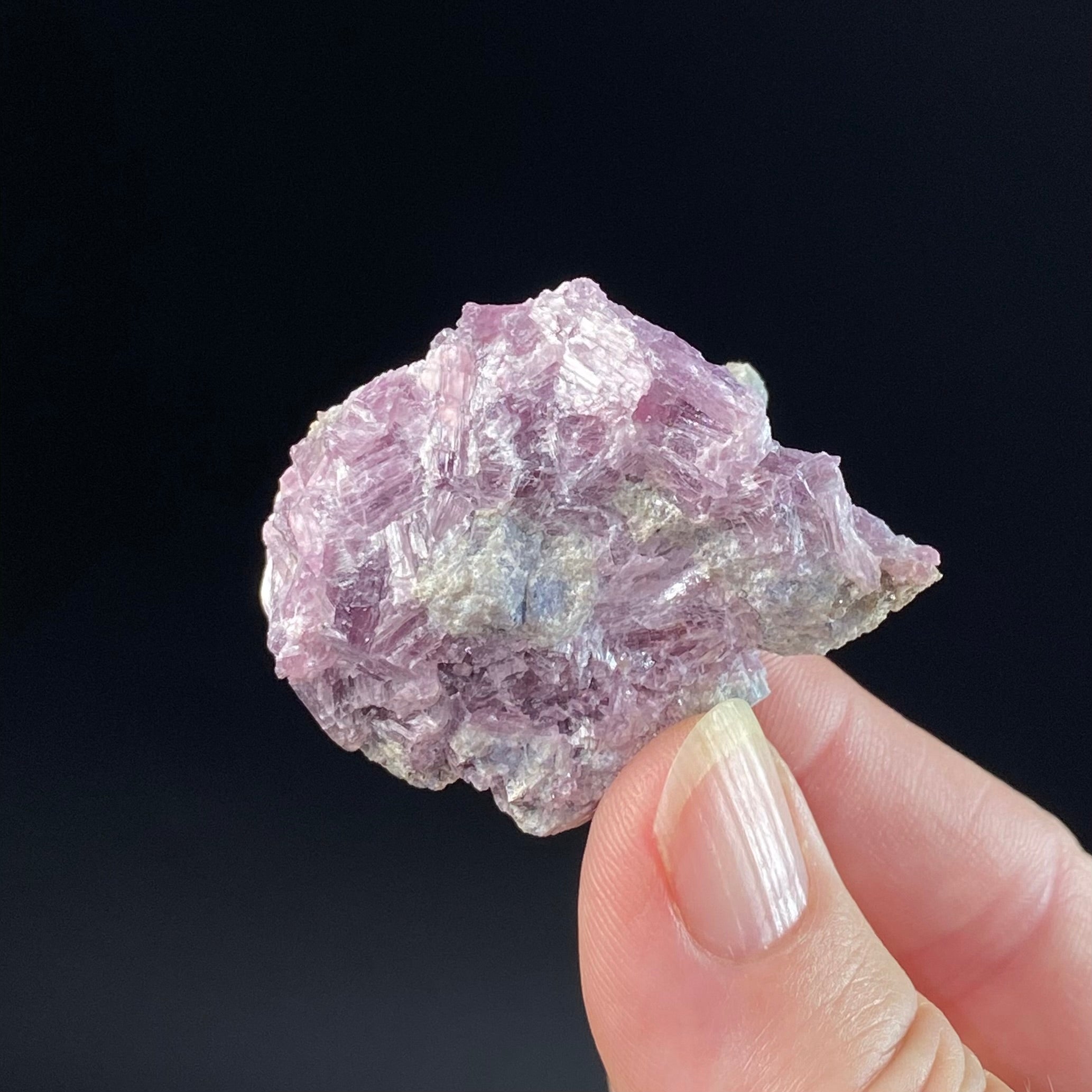 Lavender Color Tremolite var Hexagonite Specimen from Balmat, NY