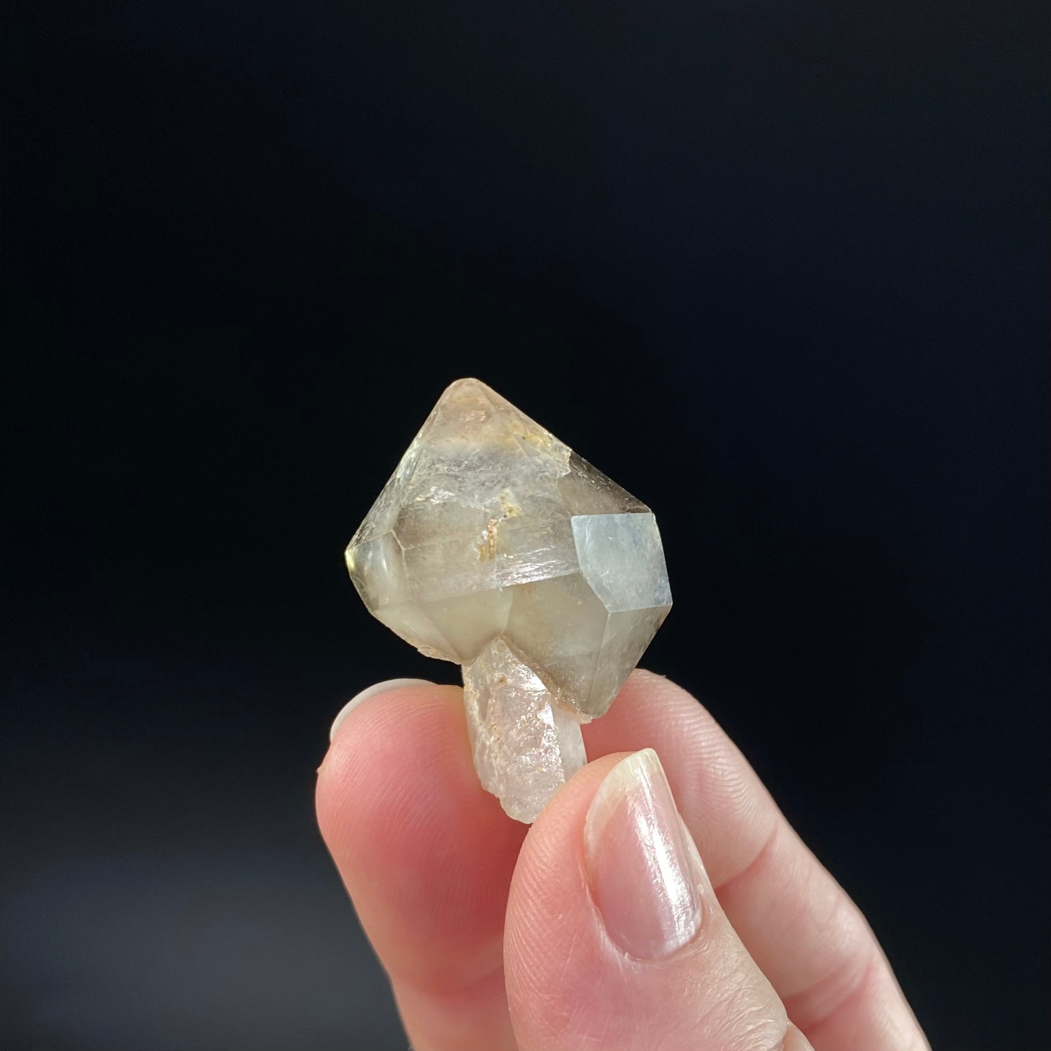 Light Smoky Generator Quartz Scepter Crystal