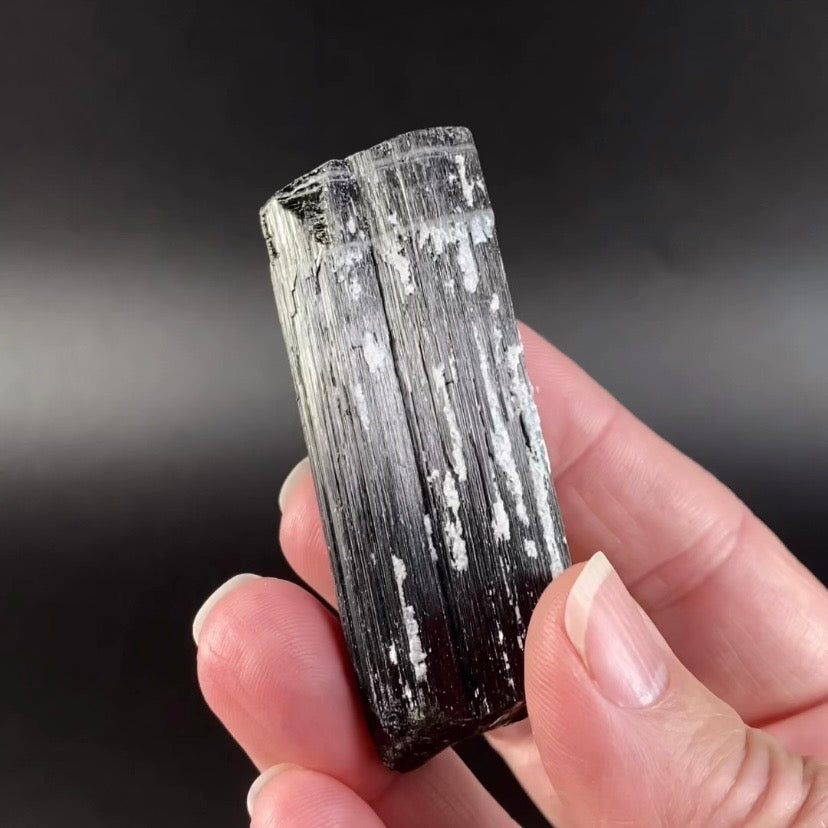 Black Tourmaline Schorl Crystal from Shigar Valley, Pakistan