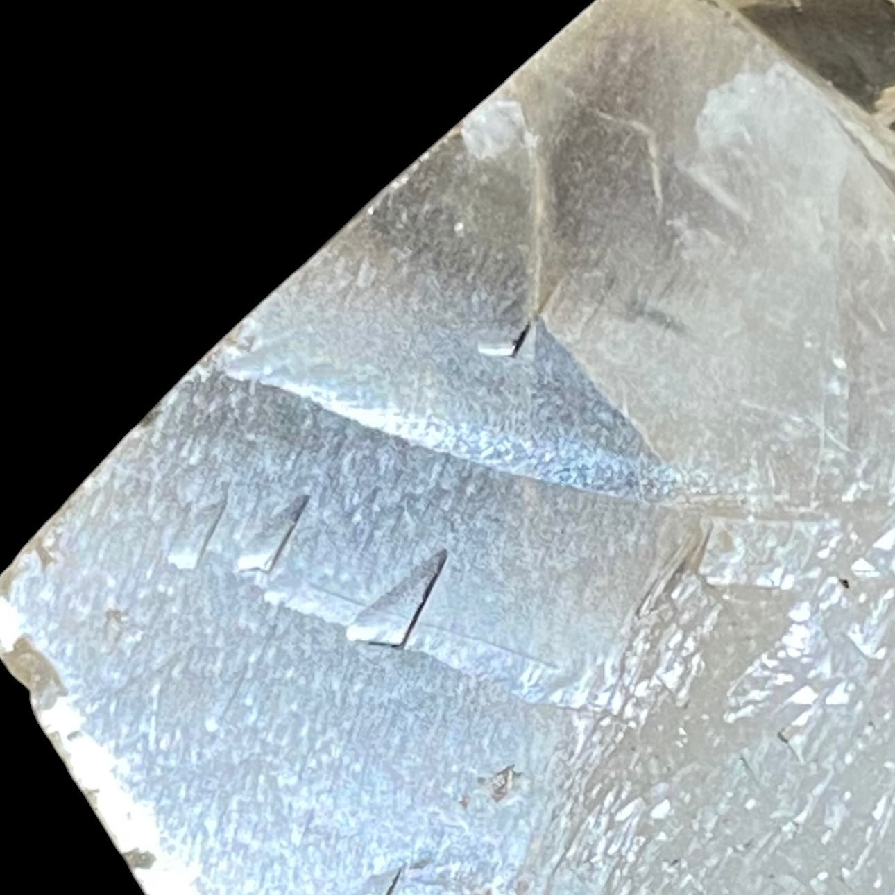 Light Golden Rhombic Calcite Cluster with Record Keepers