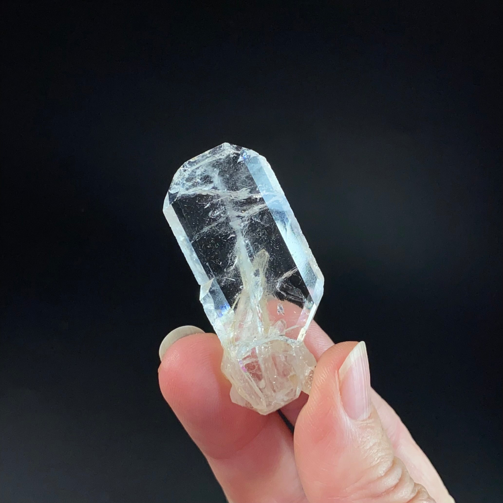 Tabular Faden Quartz Crystal Cluster