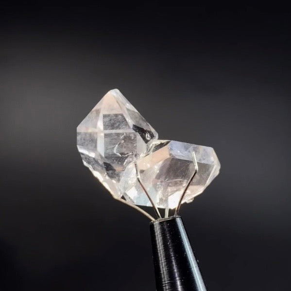 Double Terminated Herkimer “Diamond” Quartz Crystal Cluster