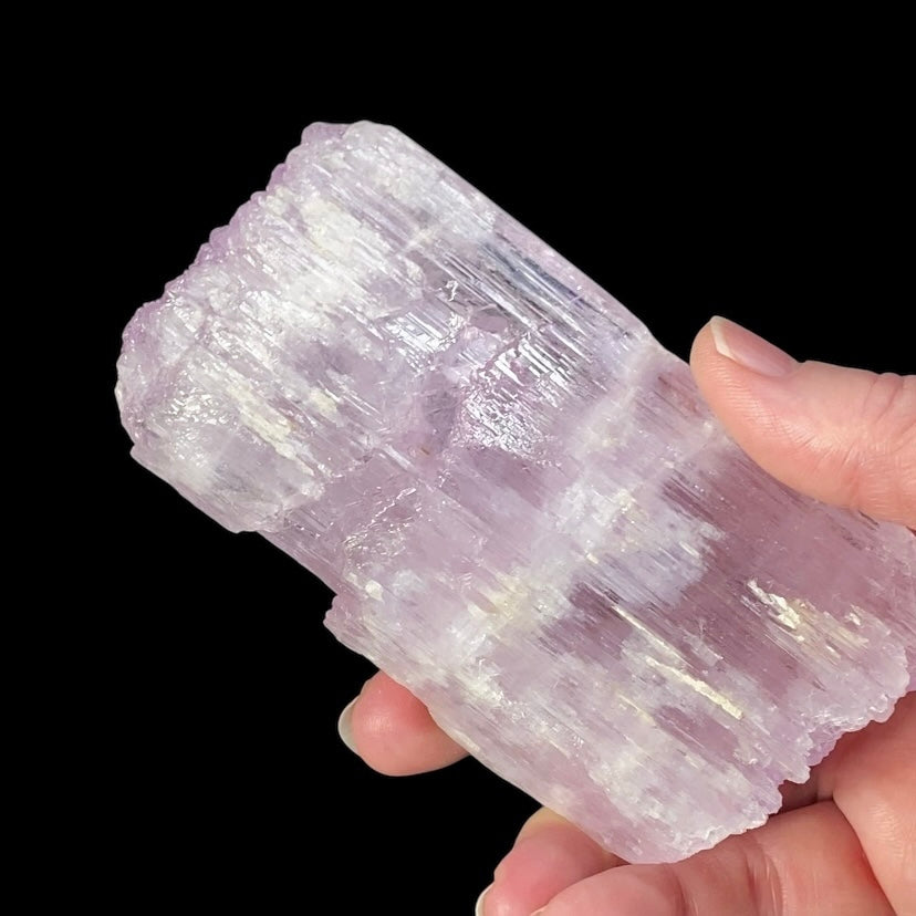 Large Pink Kunzite Spodumene Crystal, Fluorescent