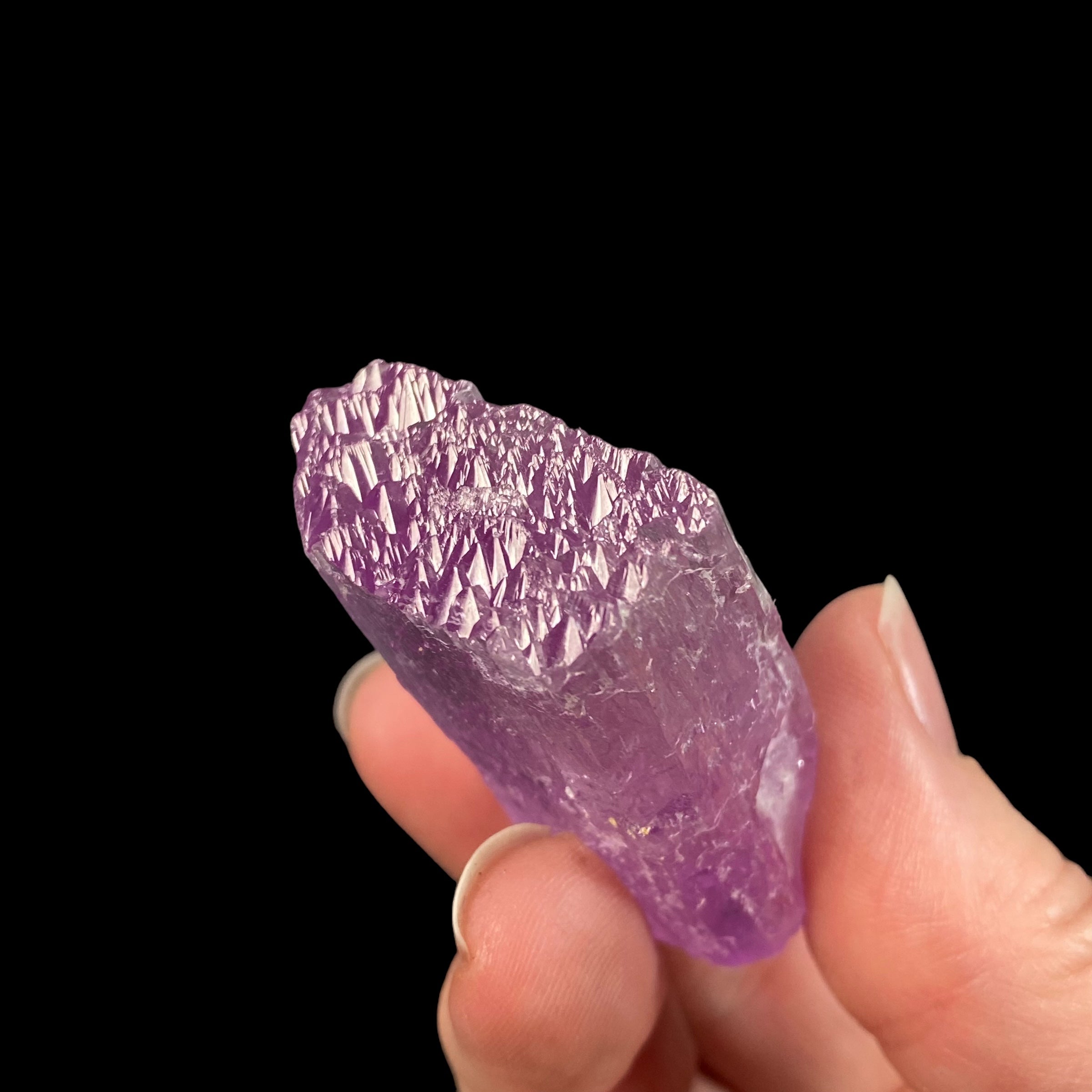 Large Pink Kunzite Spodumene Crystal, Fluorescent