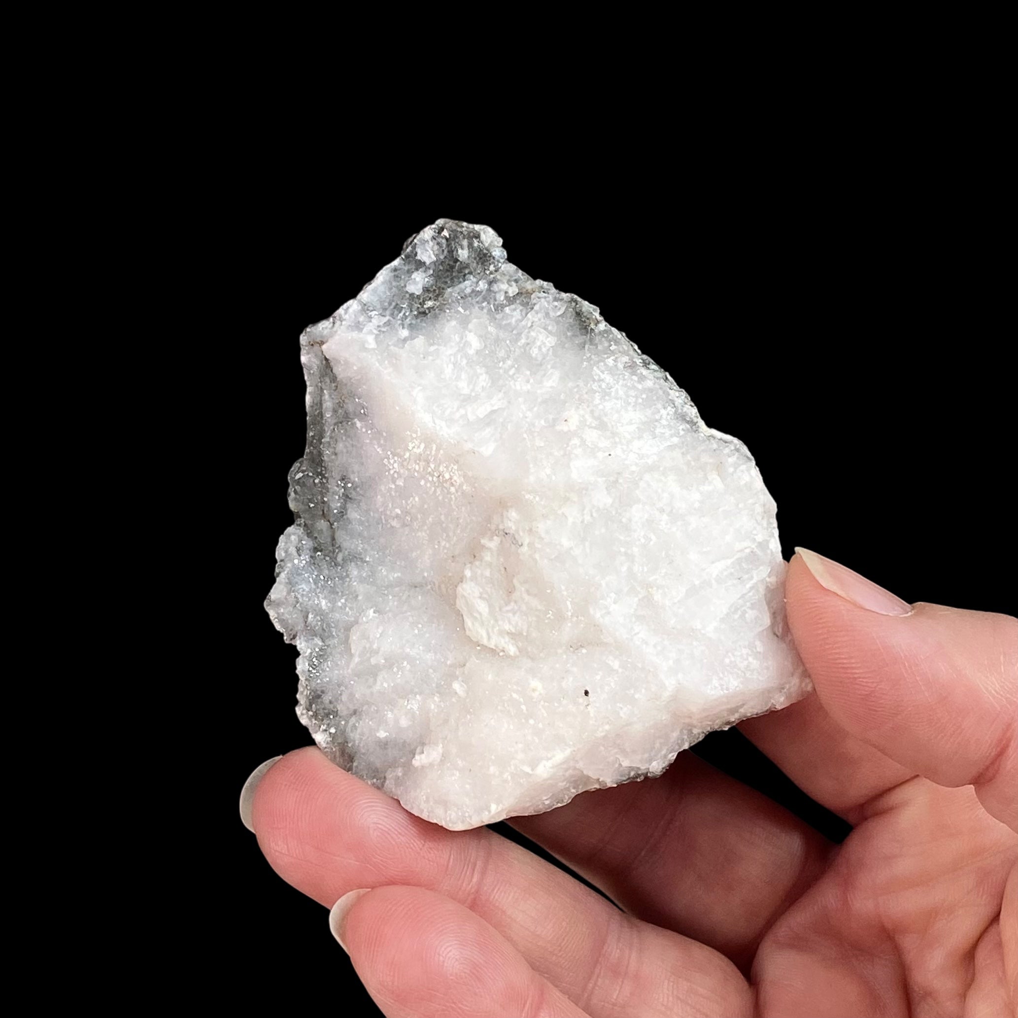 Iridescent Pyrite with Fluorescent Calcite from Trepca Mine Complex, Mitrovica, Kosovo