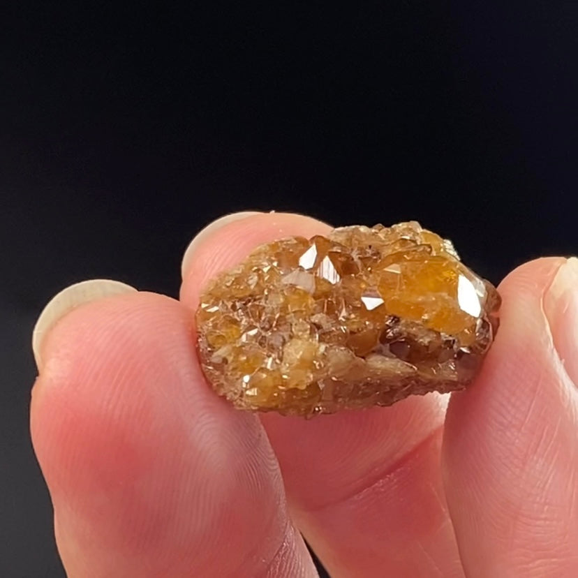 Orange Spessartine Garnet Crystals on Matrix from Bajaur Agency Pakistan