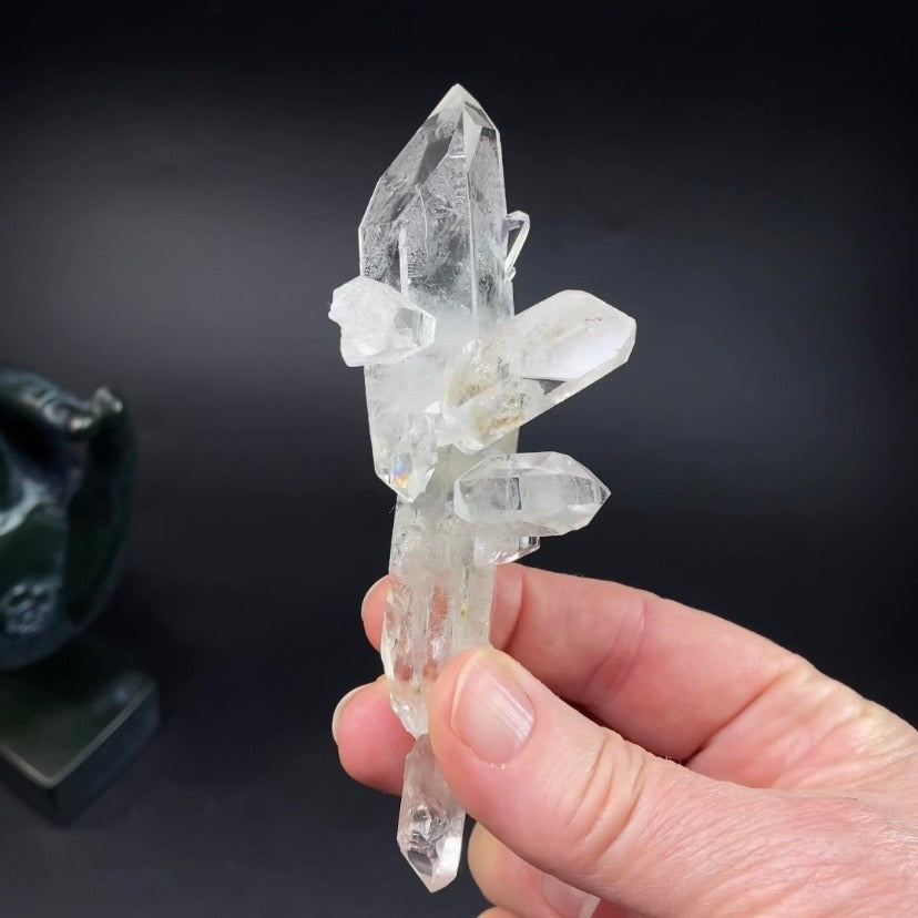 Double Terminated Quartz Crystal Cluster from Minas Gerais, Brazil